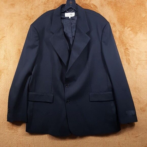 MM6 Maison Margiela Suit Jacket Mens Size 48 Black Oversized Fit Wool $1400 - Picture 2 of 12